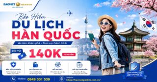 Bảo Hiểm Du Lịch Hàn Quốc - Chỉ Từ 140k/Chuyến | Bảo Việt