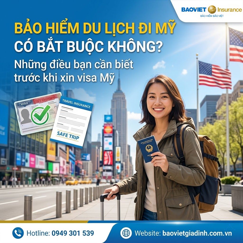 Bảo hiểm du lịch đi Mỹ có bắt buộc không? Những điều bạn cần biết trước khi xin visa Mỹ