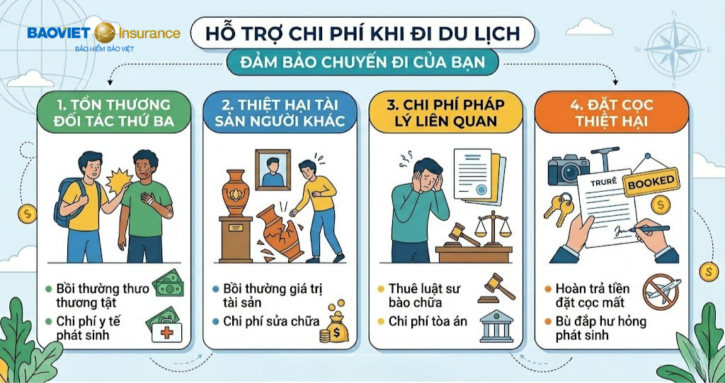 Đối với Trách nhiệm cá nhân - Bảo hiểm du lịch quốc tế flexi