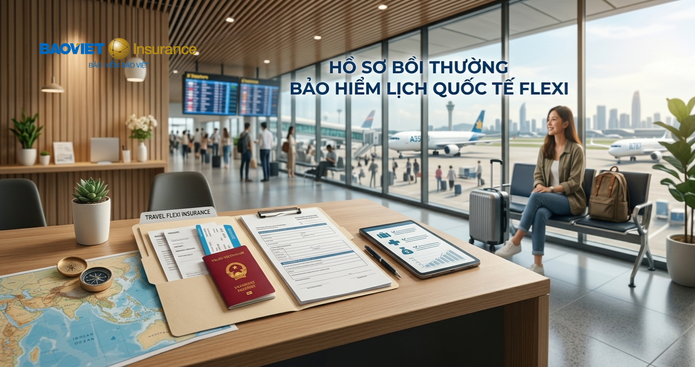 Hồ sơ bồi thường bảo hiểm du lịch quốc tế Flexi - Bảo Việt