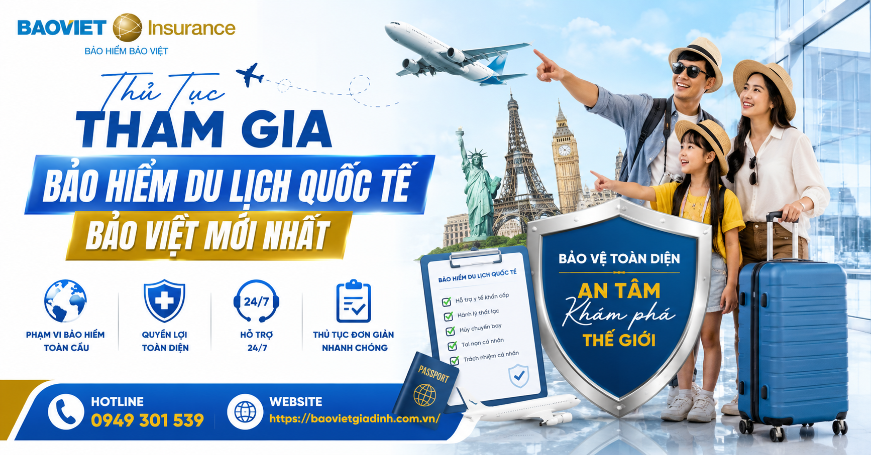 Thủ Tục Tham Gia Bảo Hiểm Du Lịch Quốc Tế Bảo Việt Mới Nhất