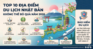Top 10 Địa Điểm Du Lịch Nhật Bản "Hot" Nhất Năm 2026 Bạn Phải Đến