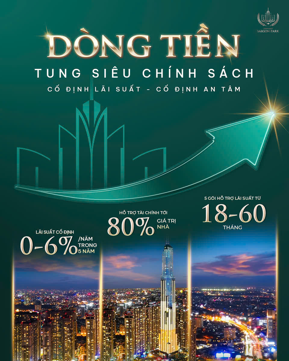 Chính sách mua nhà Vinhomes SaiGon Park