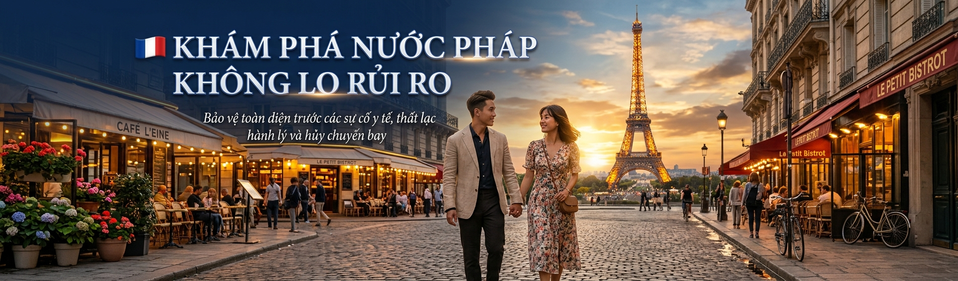 Bảo hiểm du lịch Pháp – Các thủ tục cần thiết khi tham gia
